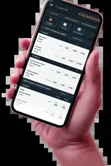Mobile Casino-Oberflaeche mit Spiele-Lobby